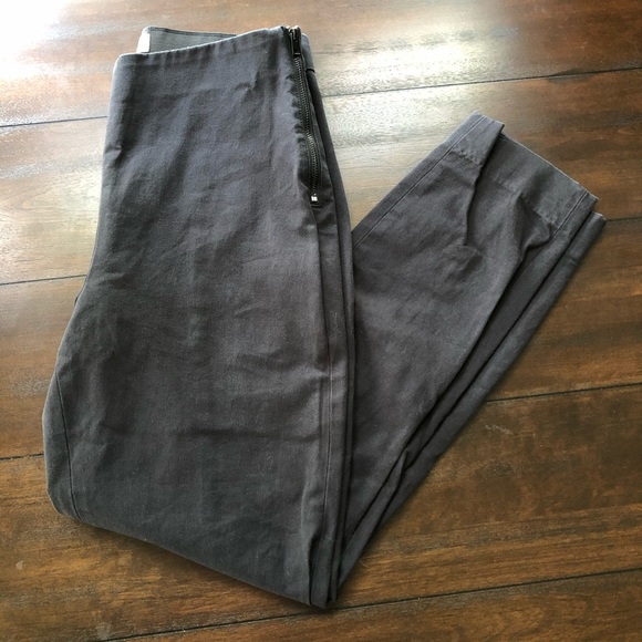 Everlane Side Zip High Rise Pant, Black, Sz 6 - Picture 9 of 13